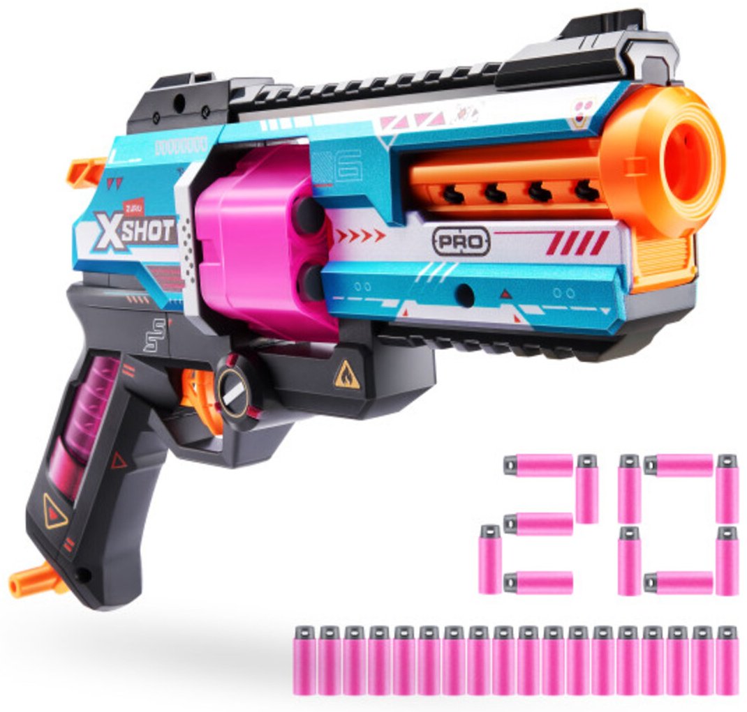 Бластеры X-Shot Pro 36906, пластик 20 шт купить,NaN