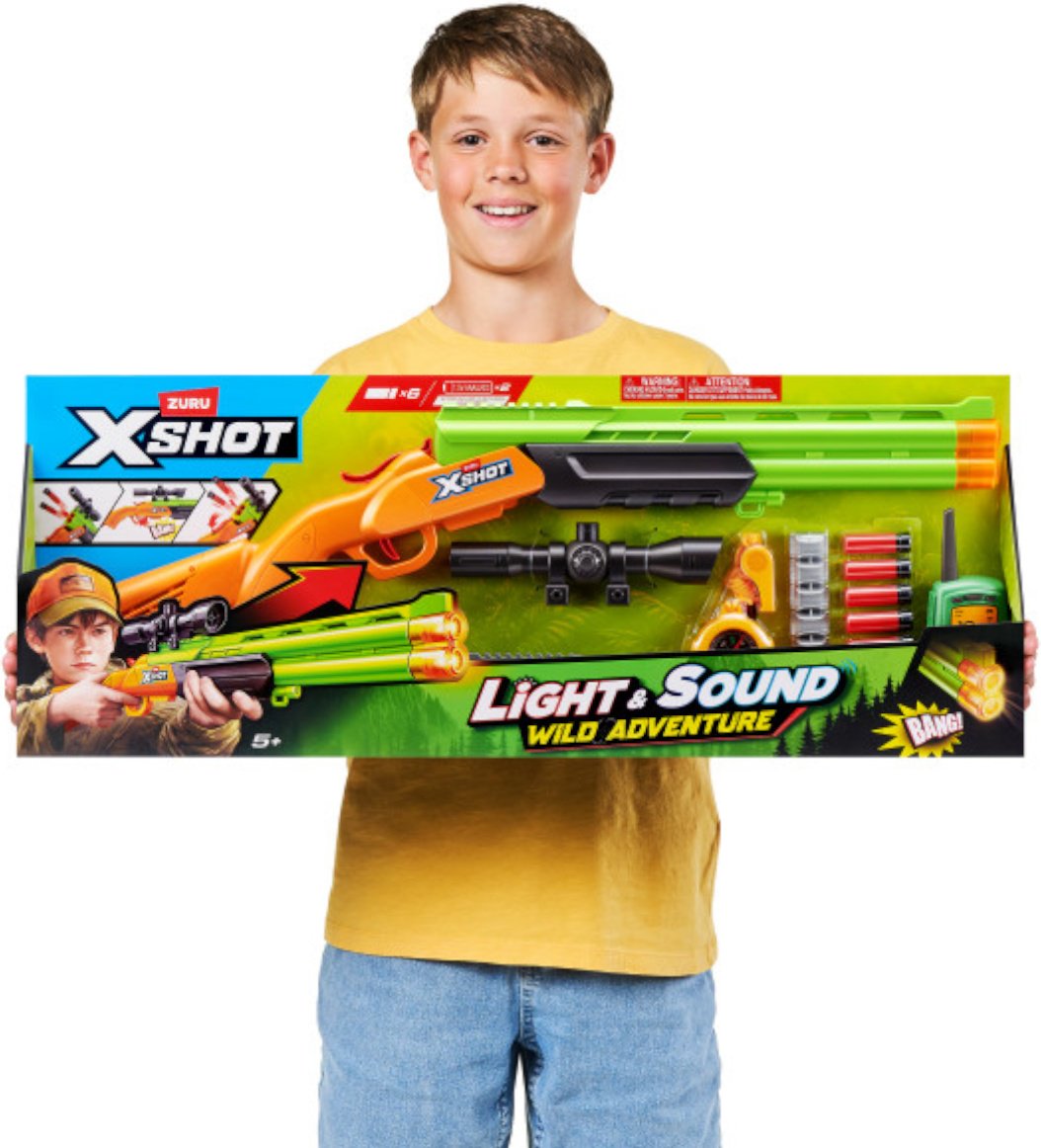 Бластеры X-Shot набор Wild Adventure c 6 стрелами 36883, пластик купить,NaN