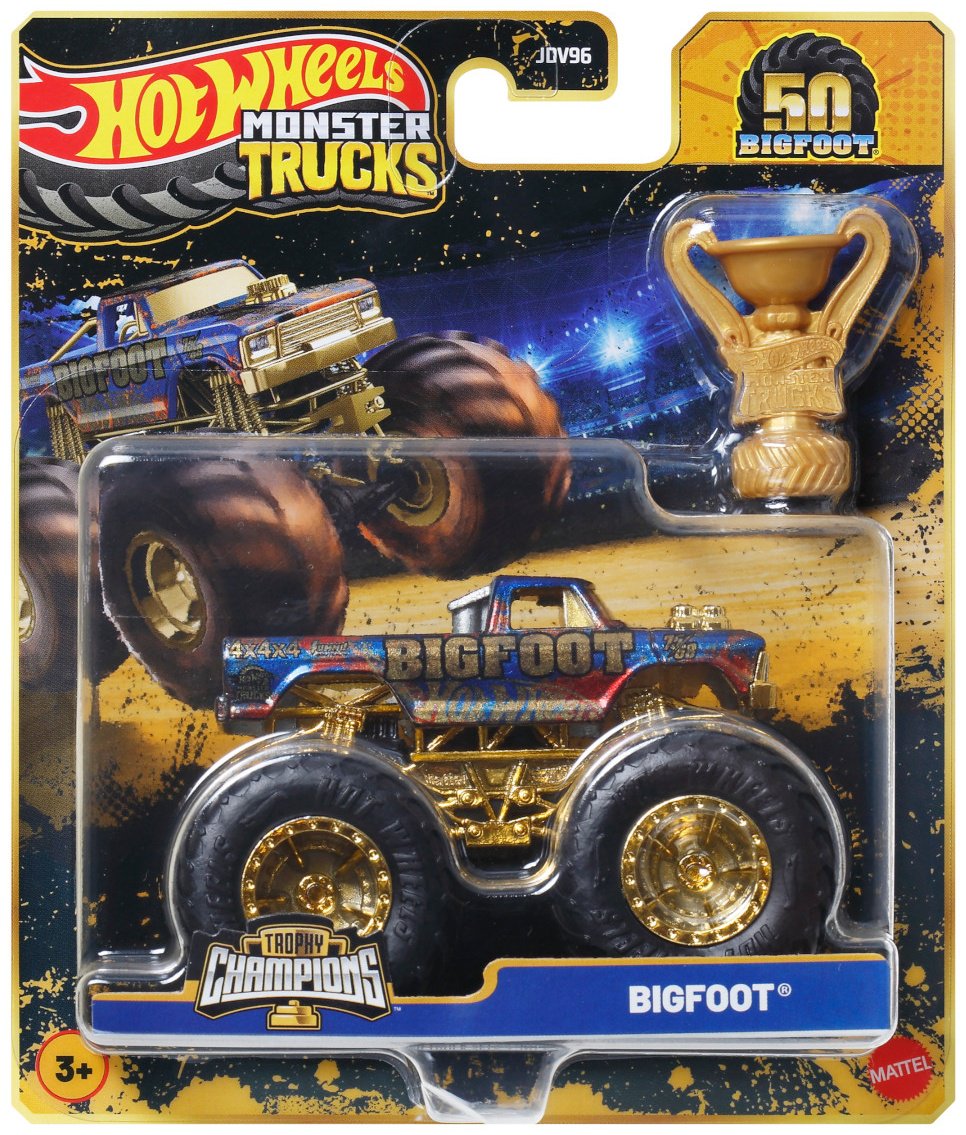 Внедорожник Hot Wheels Trophy Champions - BigFoot мультиколор купить,NaN