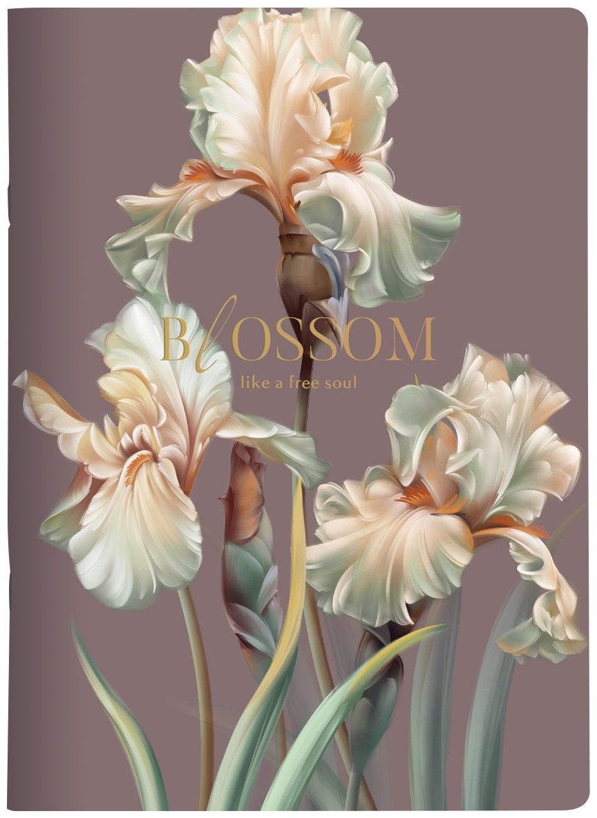 Общая тетрадь Be Smart Blossom, 48 л, А4, клетка, мягкая обложка, 1 шт купить,NaN