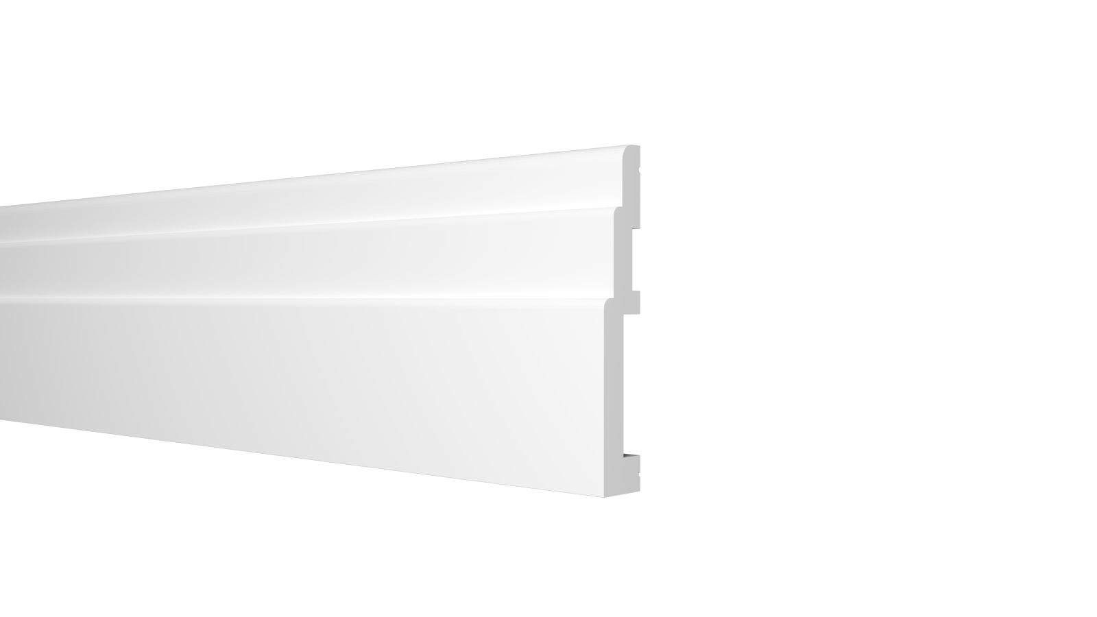 Плинтус напольный Decor-Dizayn DD704 100х16х2000 белый