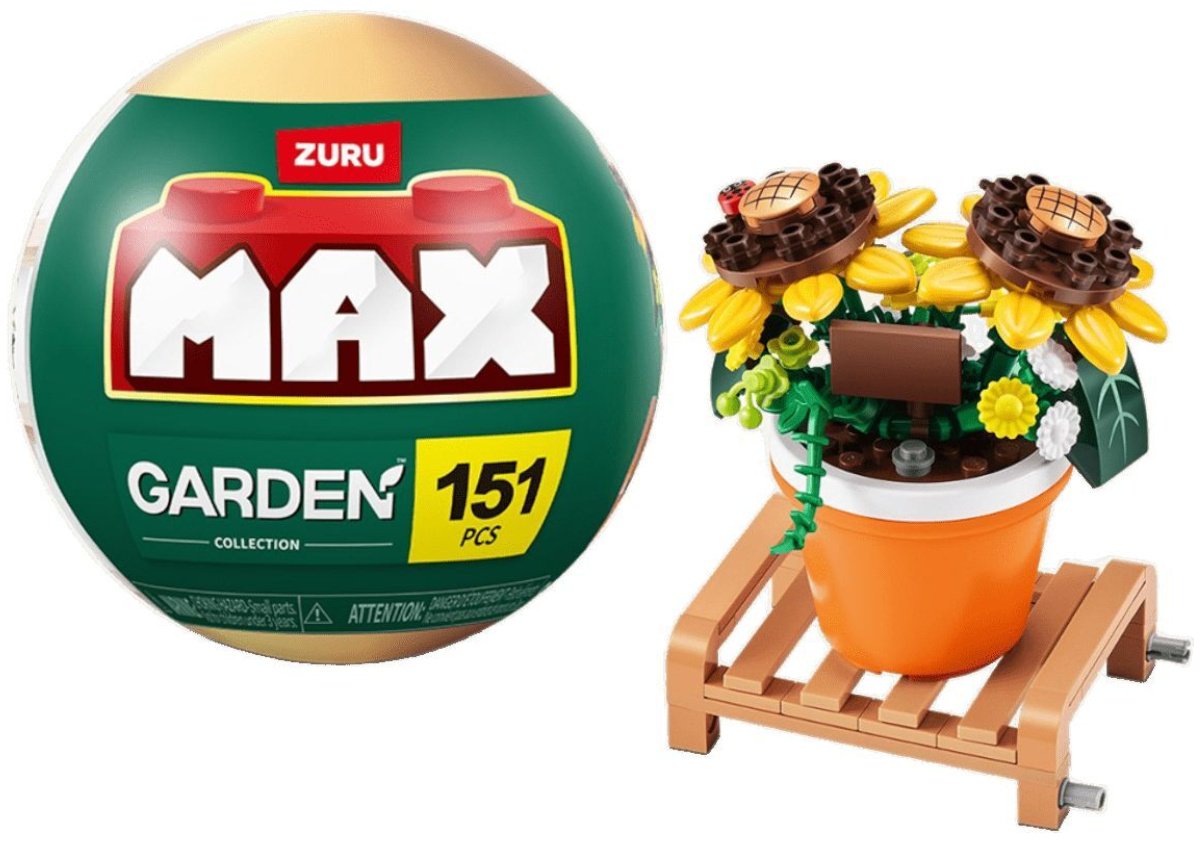 Конструктор MAX в капсуле Garden, цветы в горшке 83183GQ1, деталей 233 шт купить,NaN