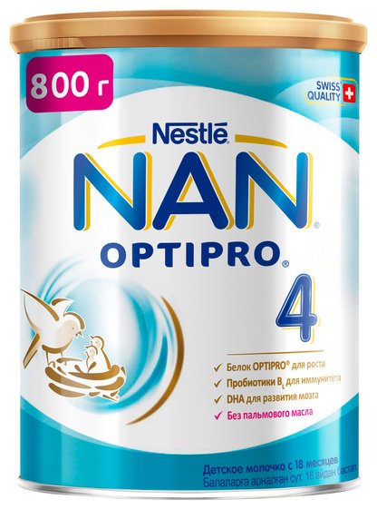 Nestlé Nan-4 с 18 месяцев 800 г купить,NaN