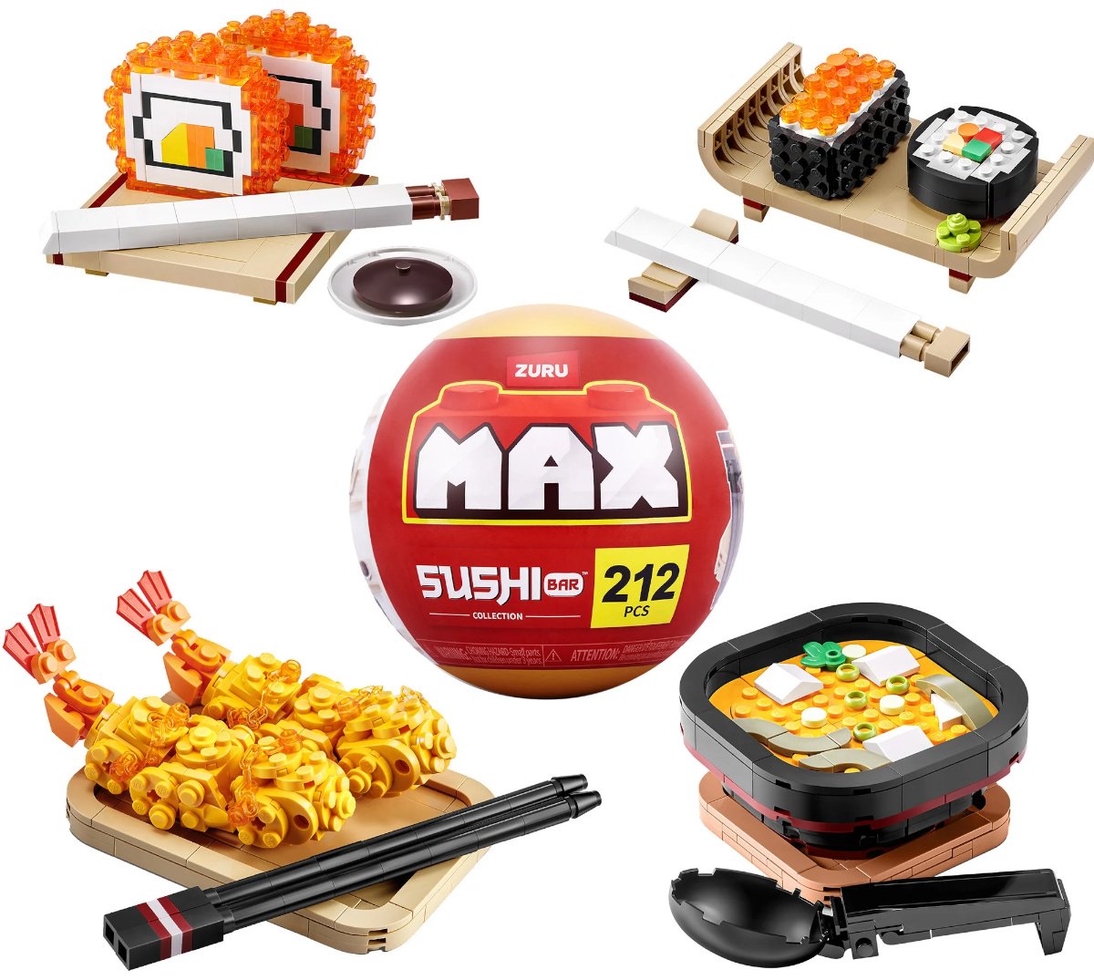 Конструктор MAX в капсуле Sushi Bar 83199GQ1, деталей 181 шт купить,NaN