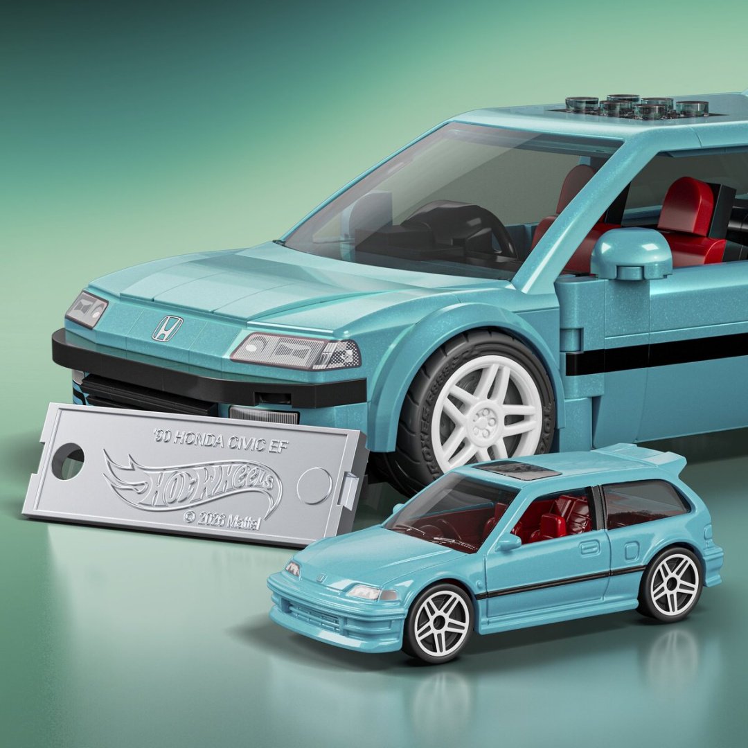Легковая Mattel Honda Civic EF голубой купить,NaN