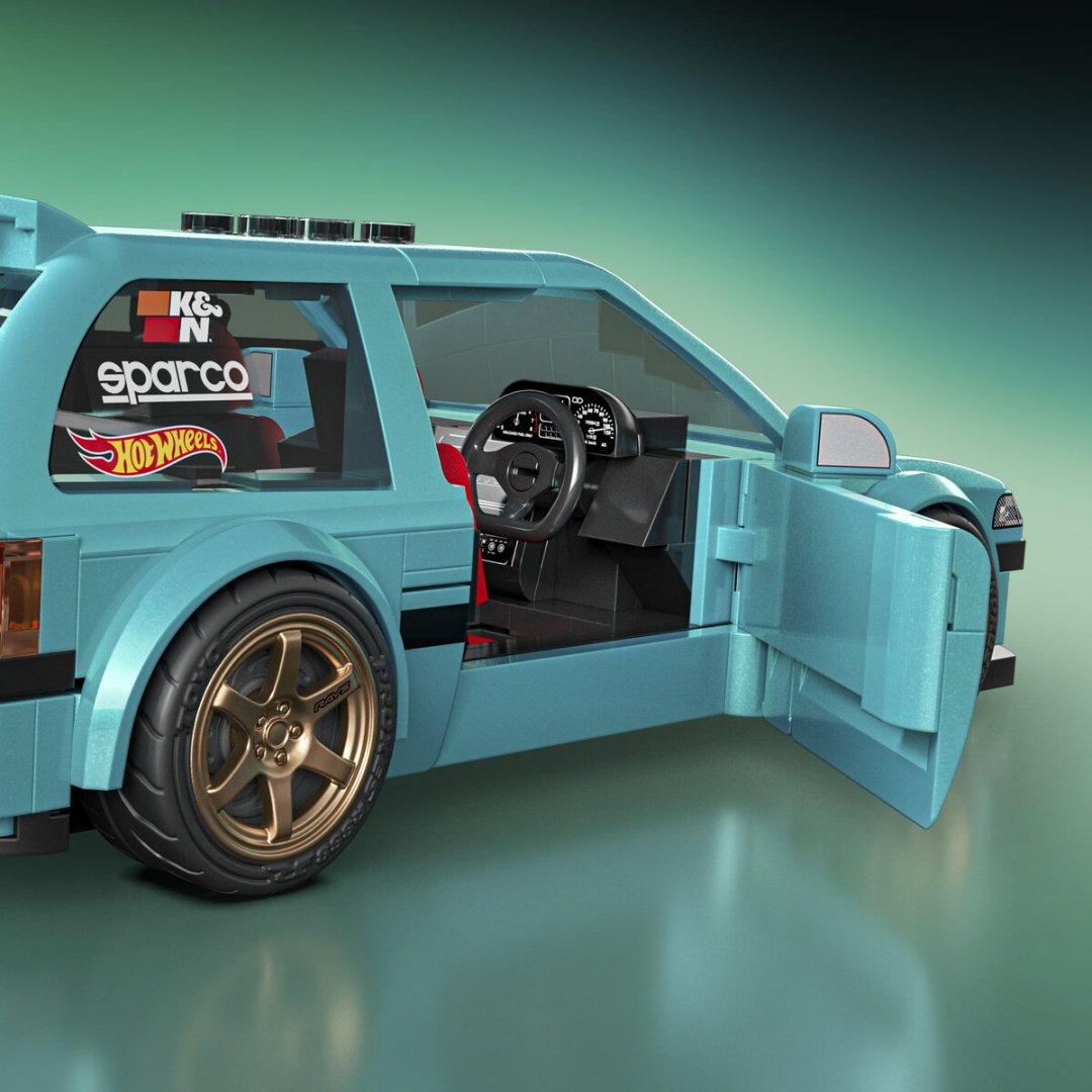 Легковая Mattel Honda Civic EF голубой купить,NaN