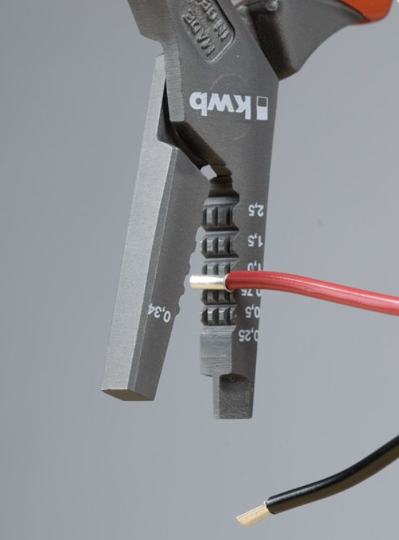 Плоскогубцы для многожильных кабелей 140 мм, в упаковке kwb by EINHELL (402200) купить,12380