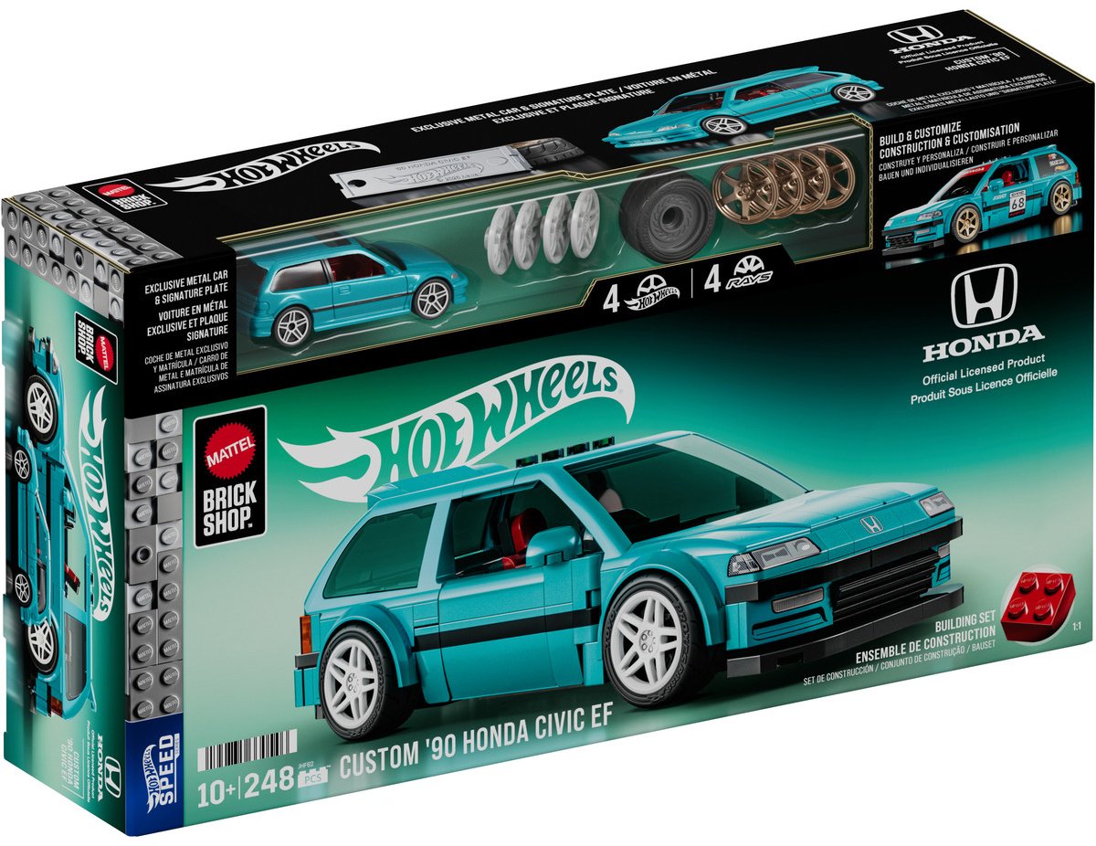 Легковая Mattel Honda Civic EF голубой купить,NaN