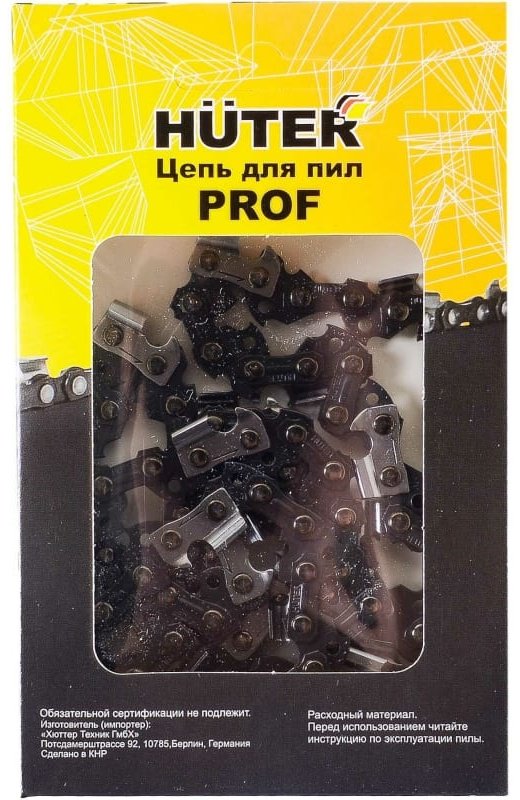 Huter цепь C3 Prof/72 71/4/21 шаг: 0.325, 72 звен., 1.5 мм, длина 45 см