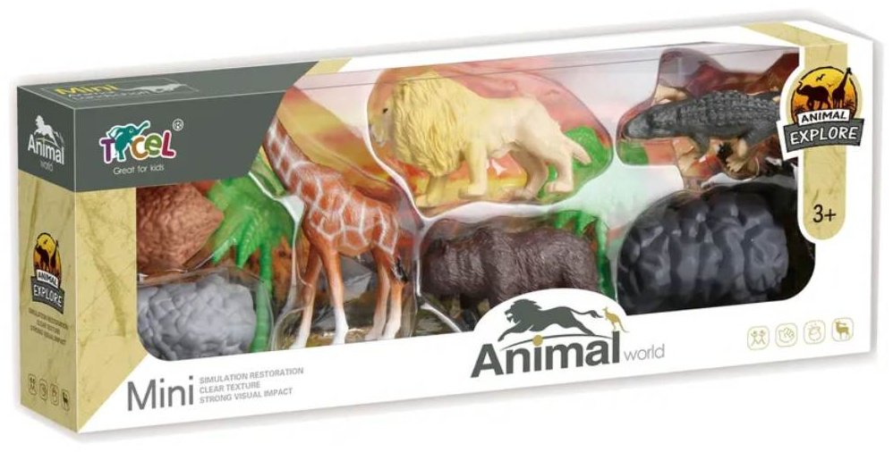 Nature Explorer Мир диких животных 11.5 см 4 шт купить,NaN