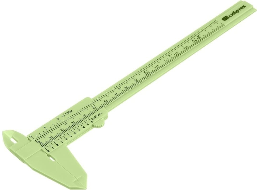 СИБРТЕХ нониусный пластиковый 31621, 150 мм купить,720