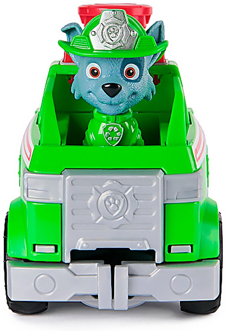 Машина PAW Patrol Щенячий патруль игровой набор Пожарные спасатели машинка с фигуркой Рокки 18 см зеленый купить,NaN