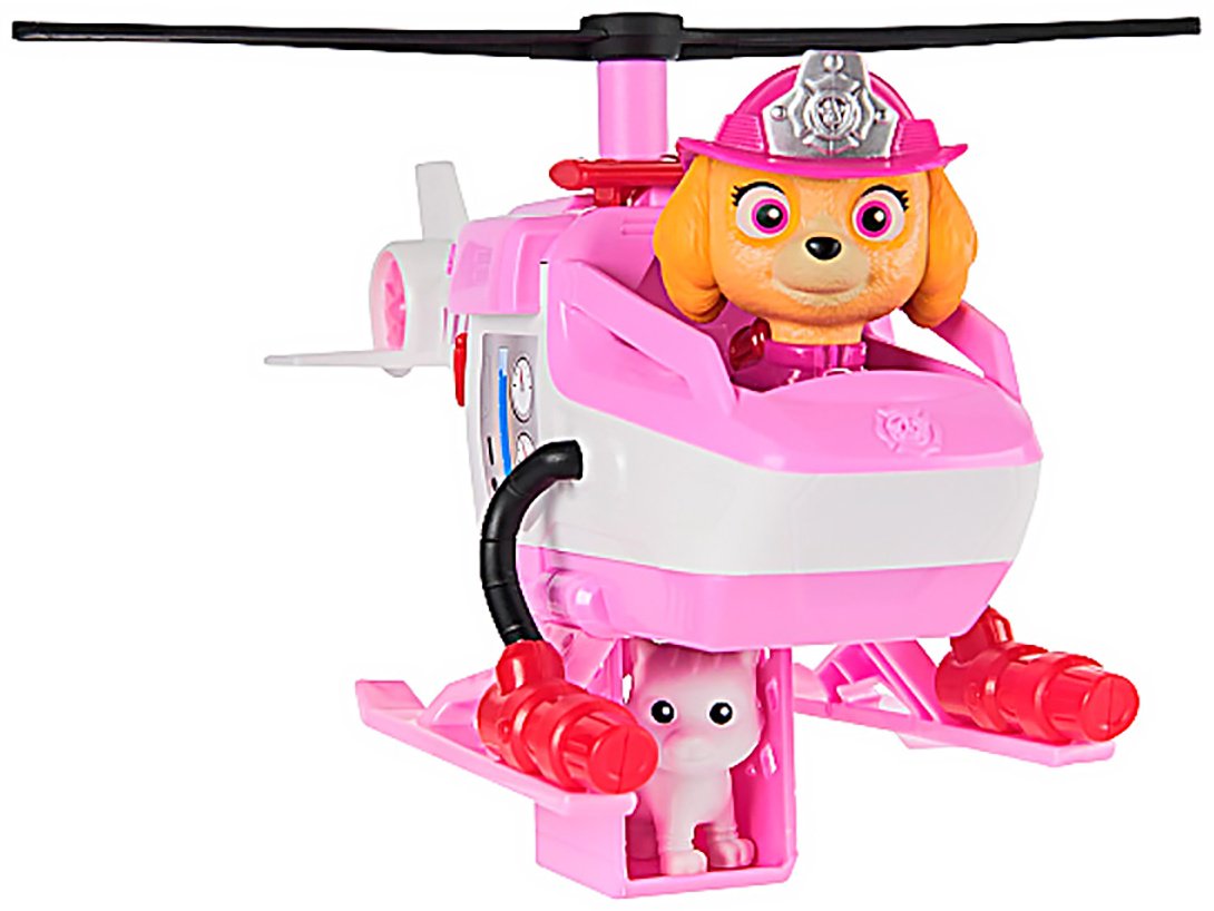 Вертолет PAW Patrol Щенячий патруль Пожарные спасатели машинка с фигуркой Скай 18 см розовый купить,NaN