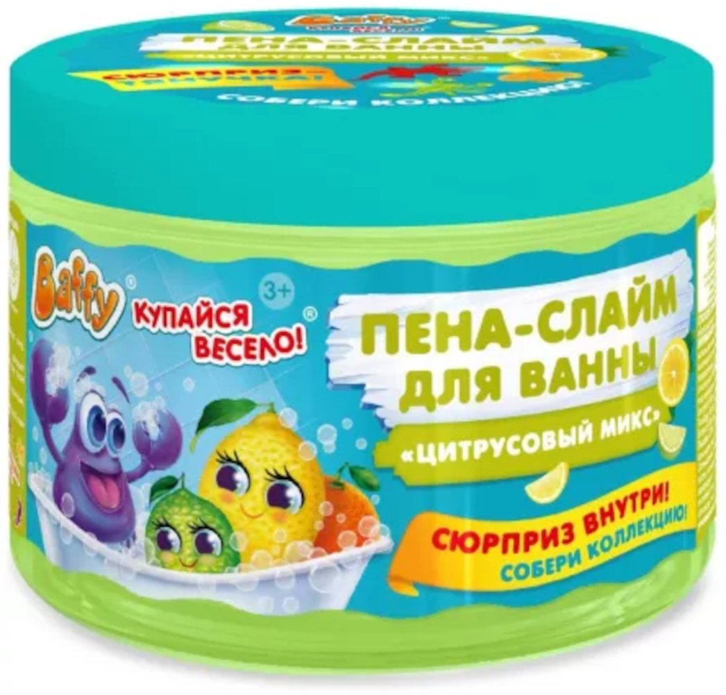 Пена-слайм Baffy D0298-M мыльный раствор мультиколор купить,NaN