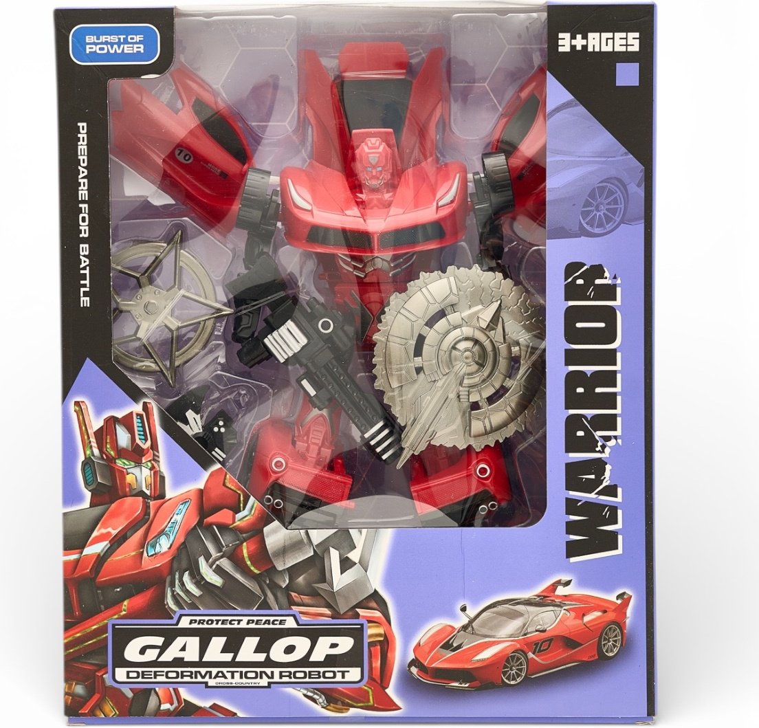 Трансформер Changerobot Gallop - Красный, высота 20 см купить,NaN