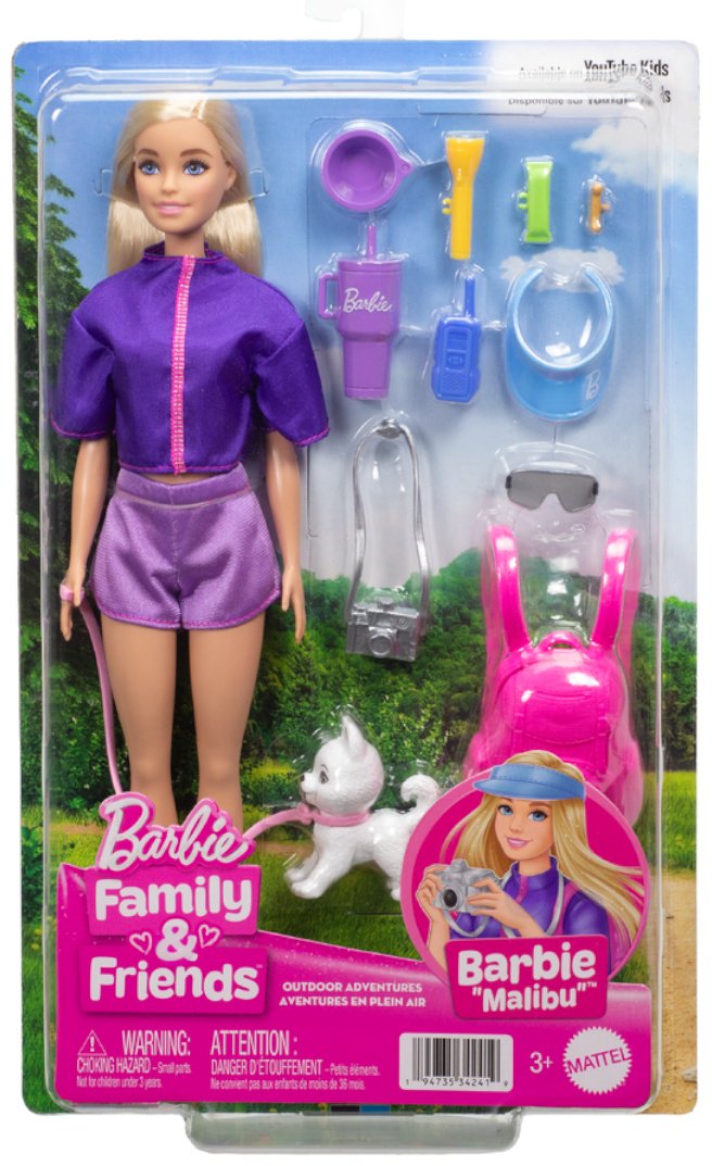 Кукла-модель Barbie Прогулка собак в Малибу 29 см купить,NaN