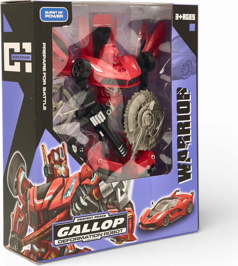 Трансформер Changerobot Gallop - Красный, высота 20 см купить,NaN