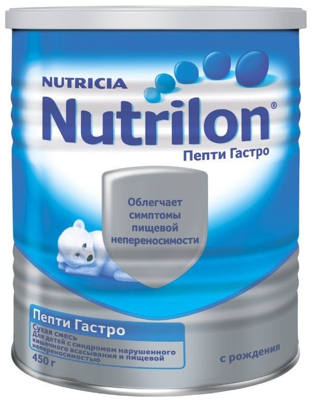 Смесь Nutrilon Пепти Гастро с рождения 450 гр купить,NaN