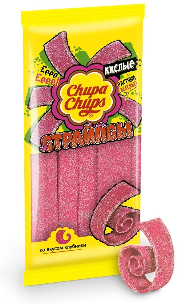 Мармелад Chupa Chups Страйпсы кислые жевательный 120 г купить,NaN