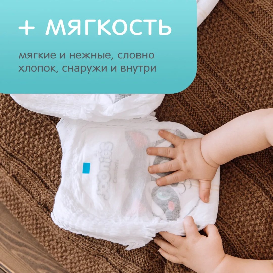 Подгузники-трусики Joonies Comfort+ M 3 6-11кг 54 шт купить,NaN