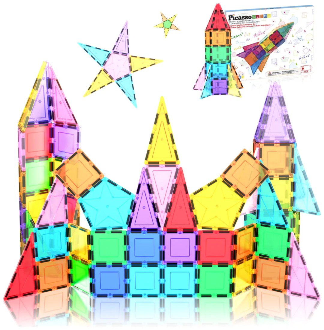 Конструктор PicassoTiles Ракета PT32, деталей 32 шт купить,NaN