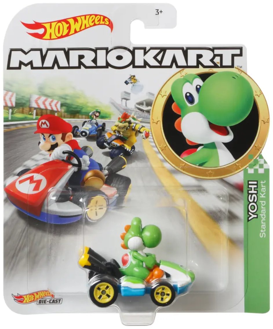 Машина Hot Wheels Mario Kart GBG25/GLP38 мультиколор купить,NaN