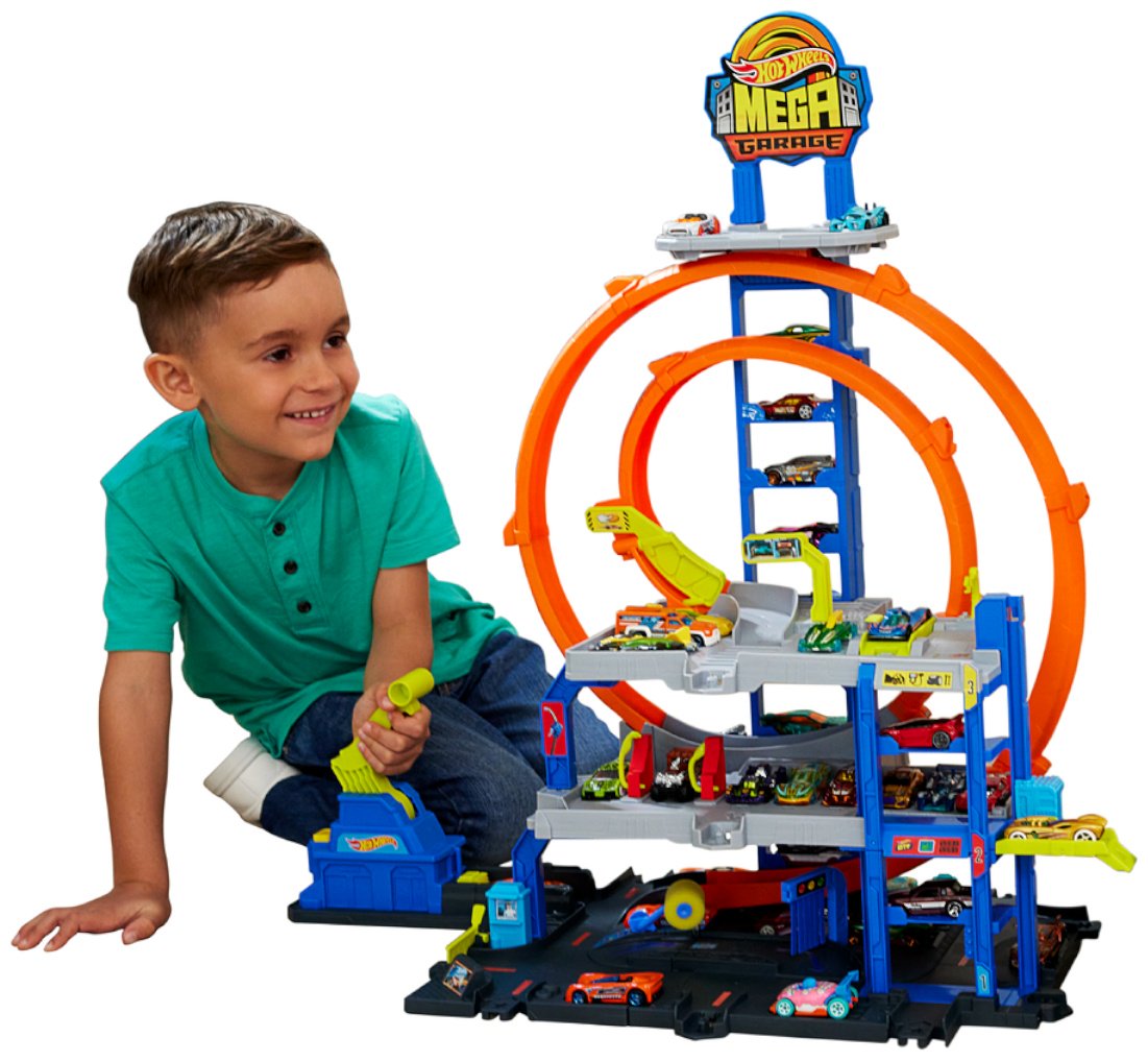 Набор Hot Wheels City. Mega Loop Garage купить,NaN