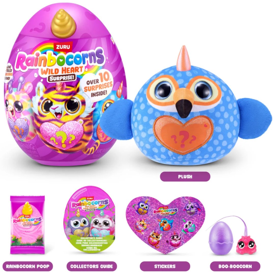 Мягкая игрушка Rainbocorns Sparkle Heart, 15 см купить,NaN