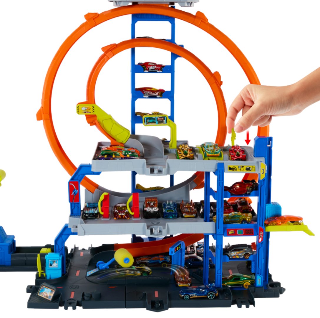 Набор Hot Wheels City. Mega Loop Garage купить,NaN