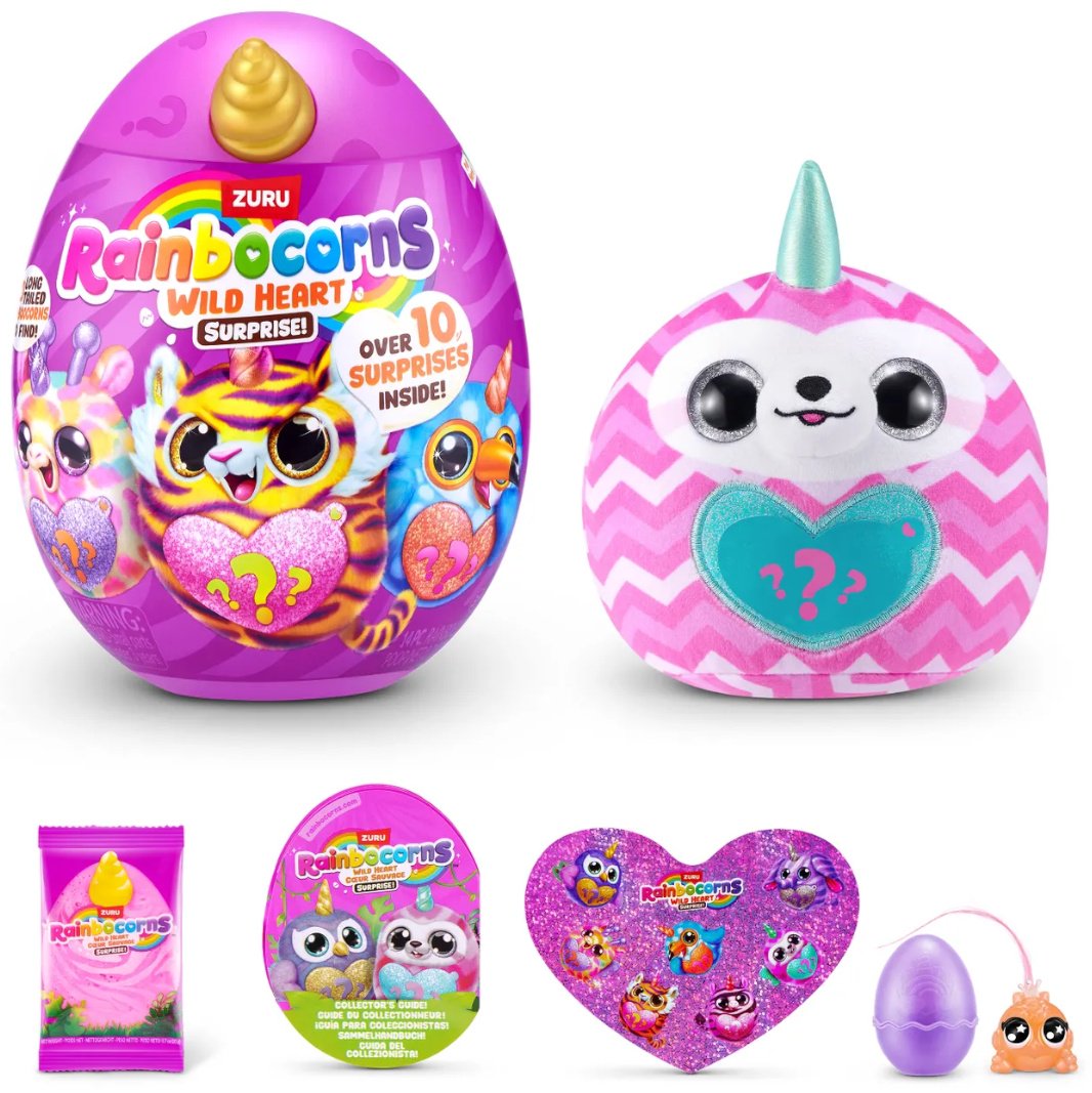 Мягкая игрушка Rainbocorns Sparkle Heart, 15 см купить,NaN