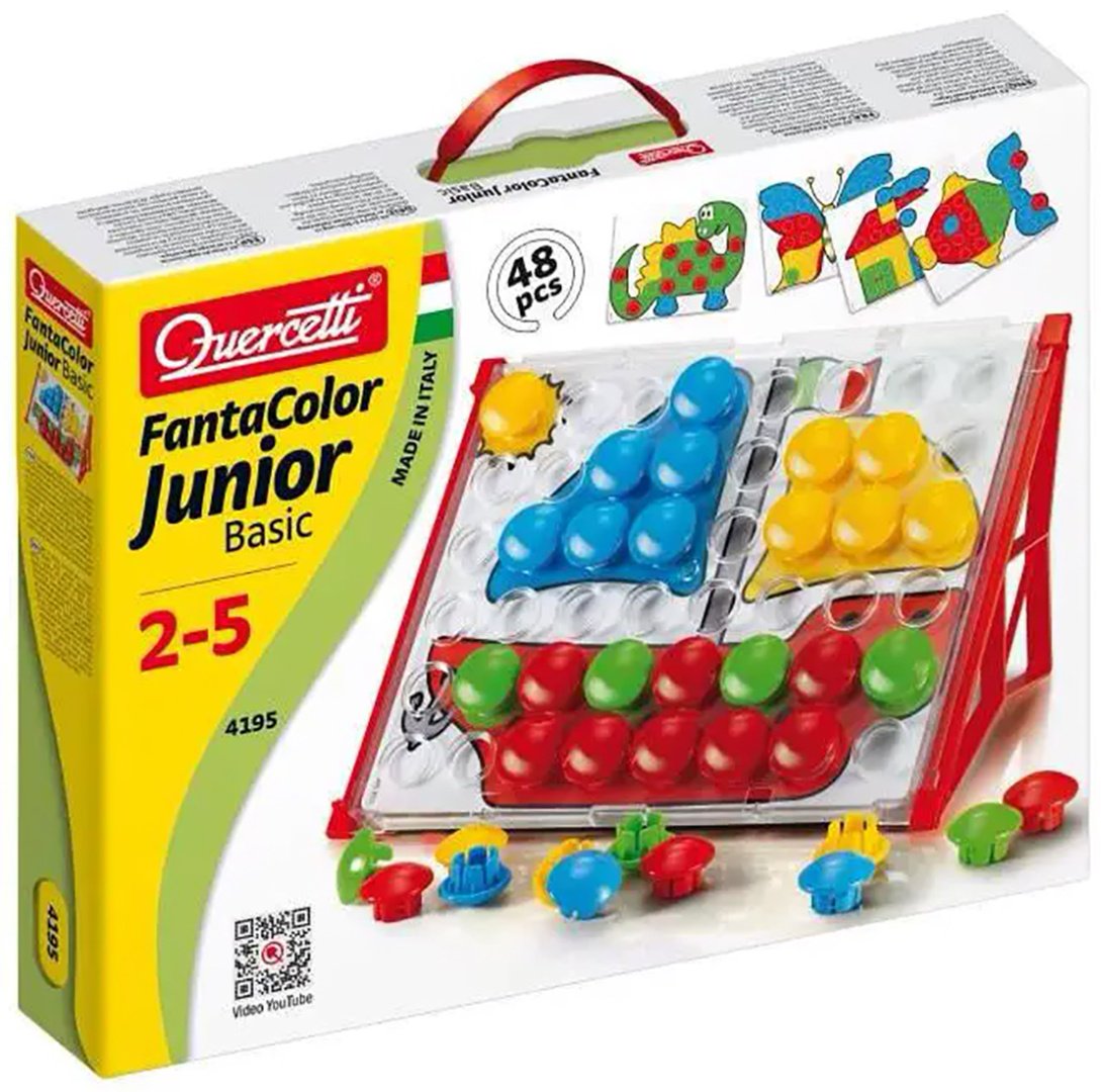 Мозаика Quercetti Fantacolor Junior гвоздики 48 шт купить,NaN