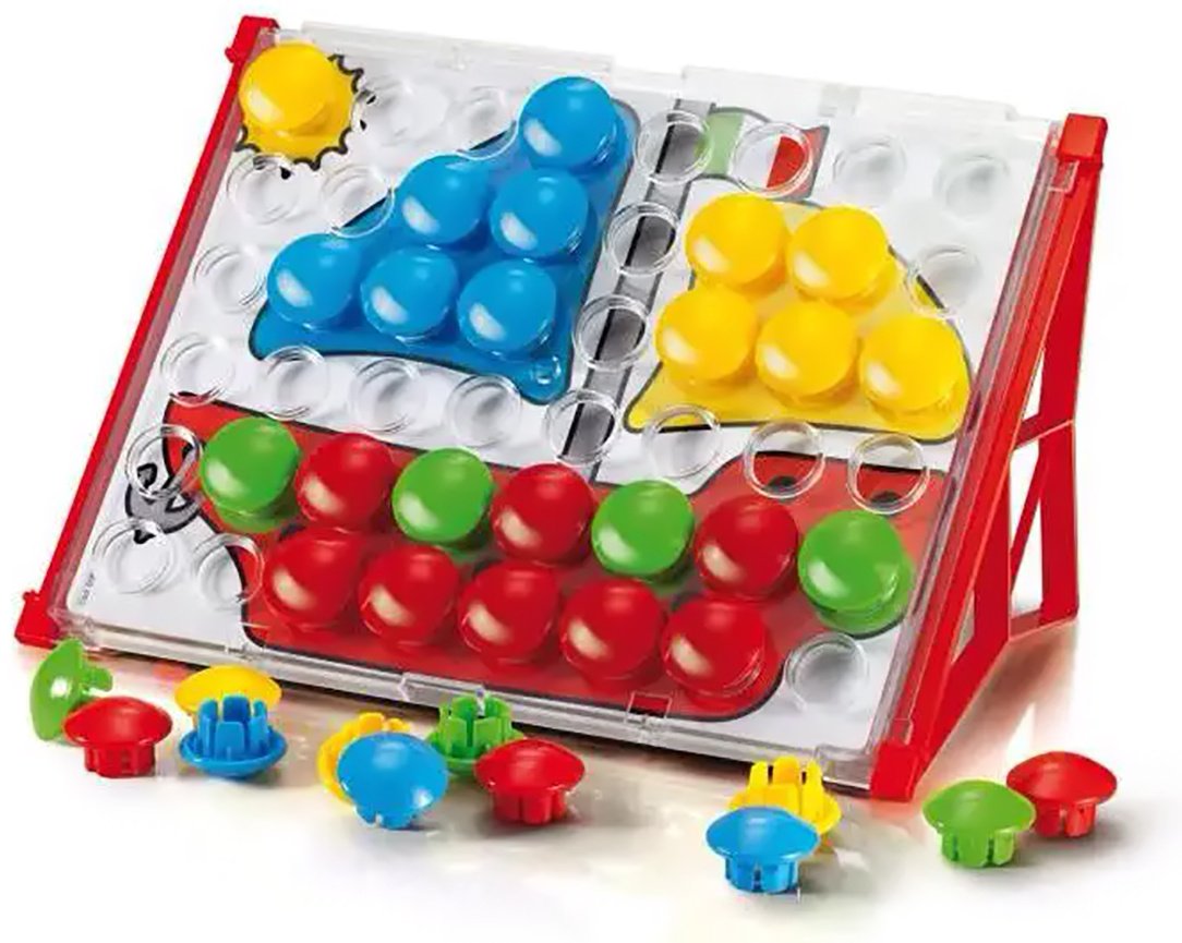 Мозаика Quercetti Fantacolor Junior гвоздики 48 шт купить,NaN