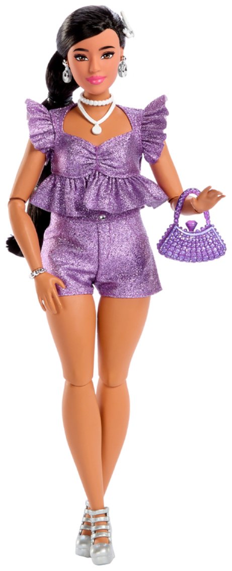 Кукла-модель Barbie Fashionistas DELUXE. барби в сиреневом костюме 29 см купить,NaN