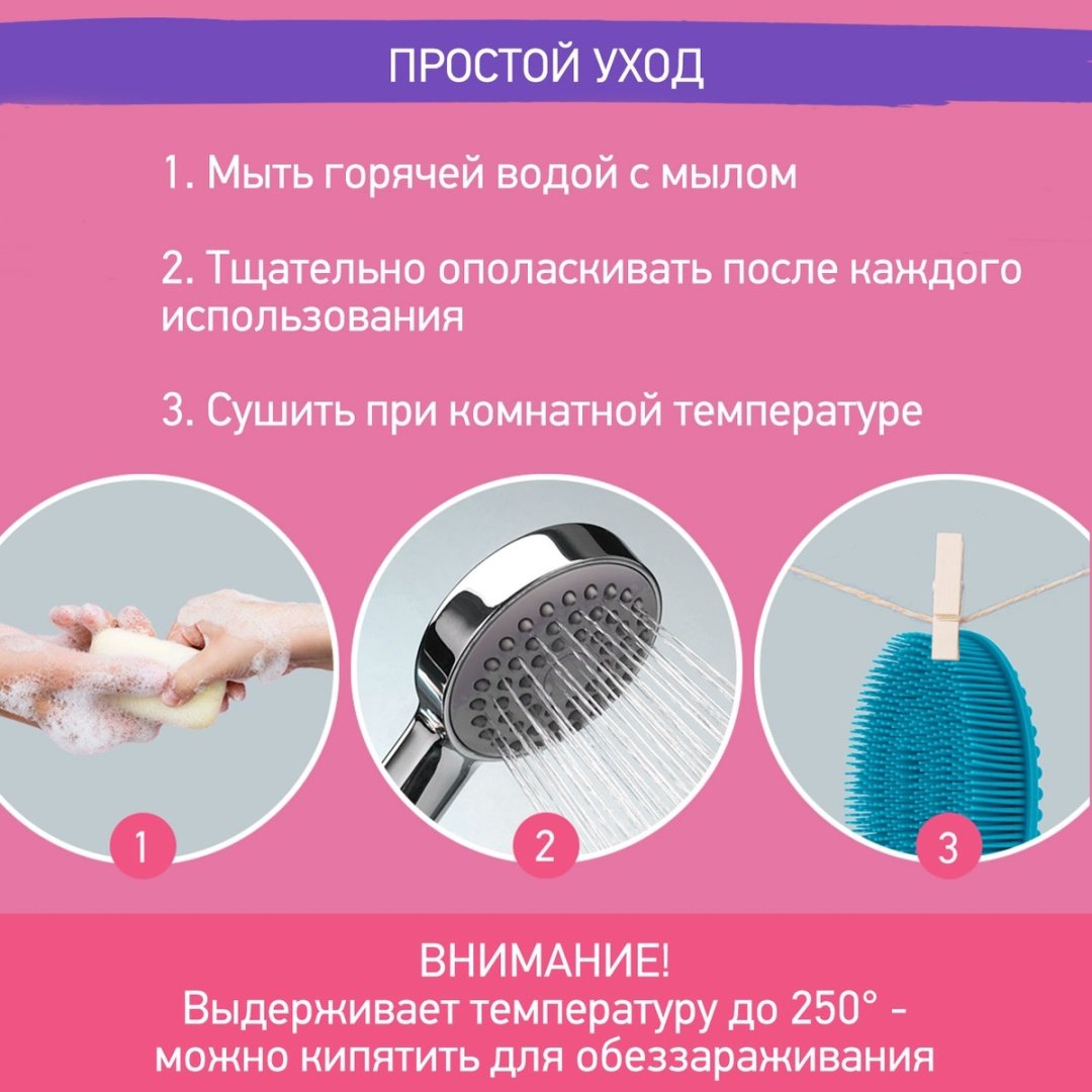 ROXY-KIDS щетка для тела, для душа синий 1 шт купить,NaN