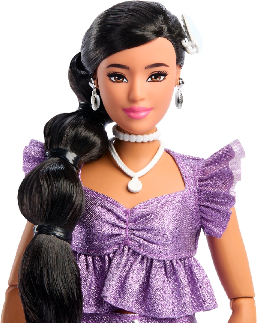 Кукла-модель Barbie Fashionistas DELUXE. барби в сиреневом костюме 29 см купить,NaN