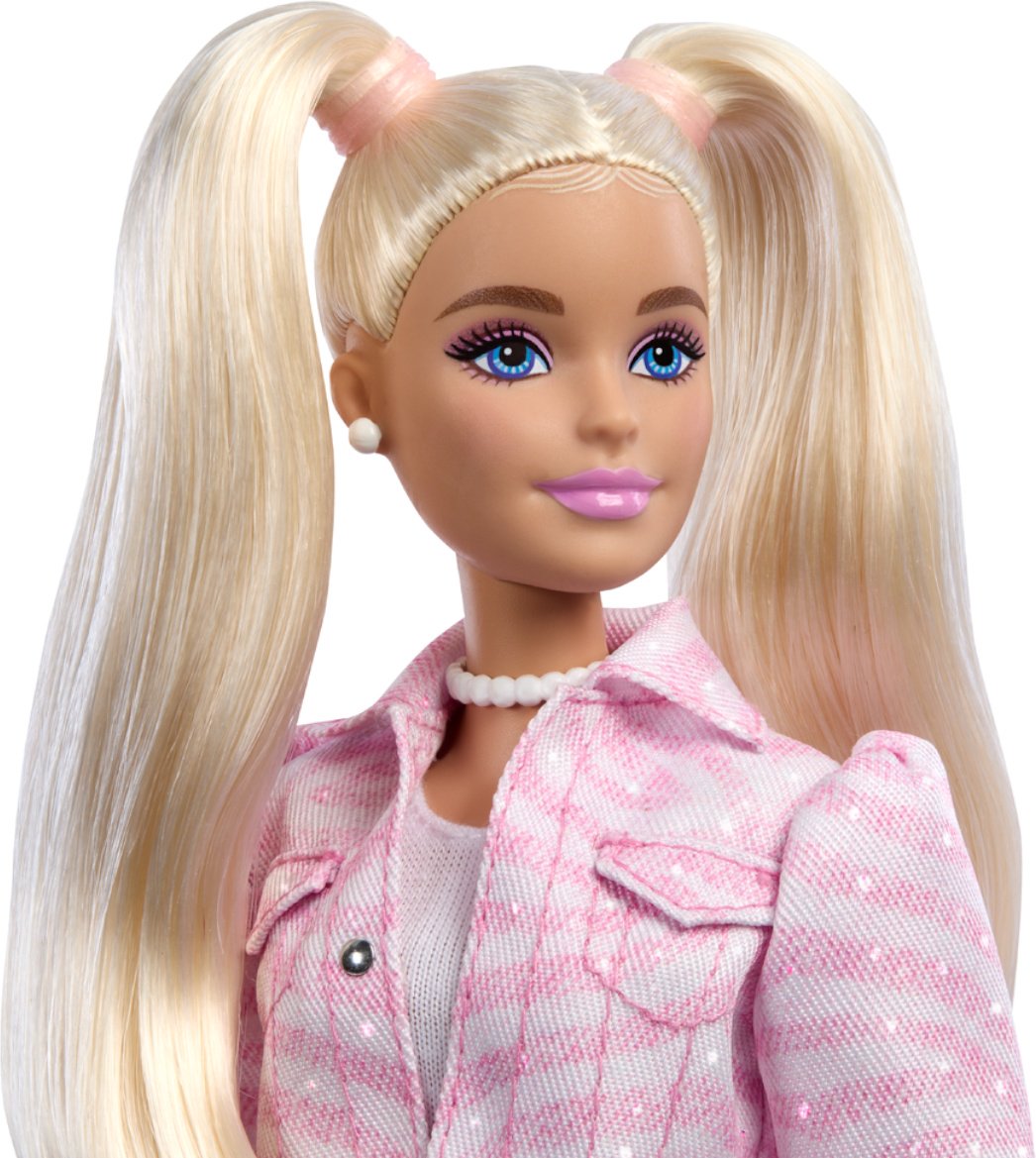 Кукла-модель Barbie Barbie Fashionistas DELUXE Блондинка в розовом модном костюме 29 см купить,NaN