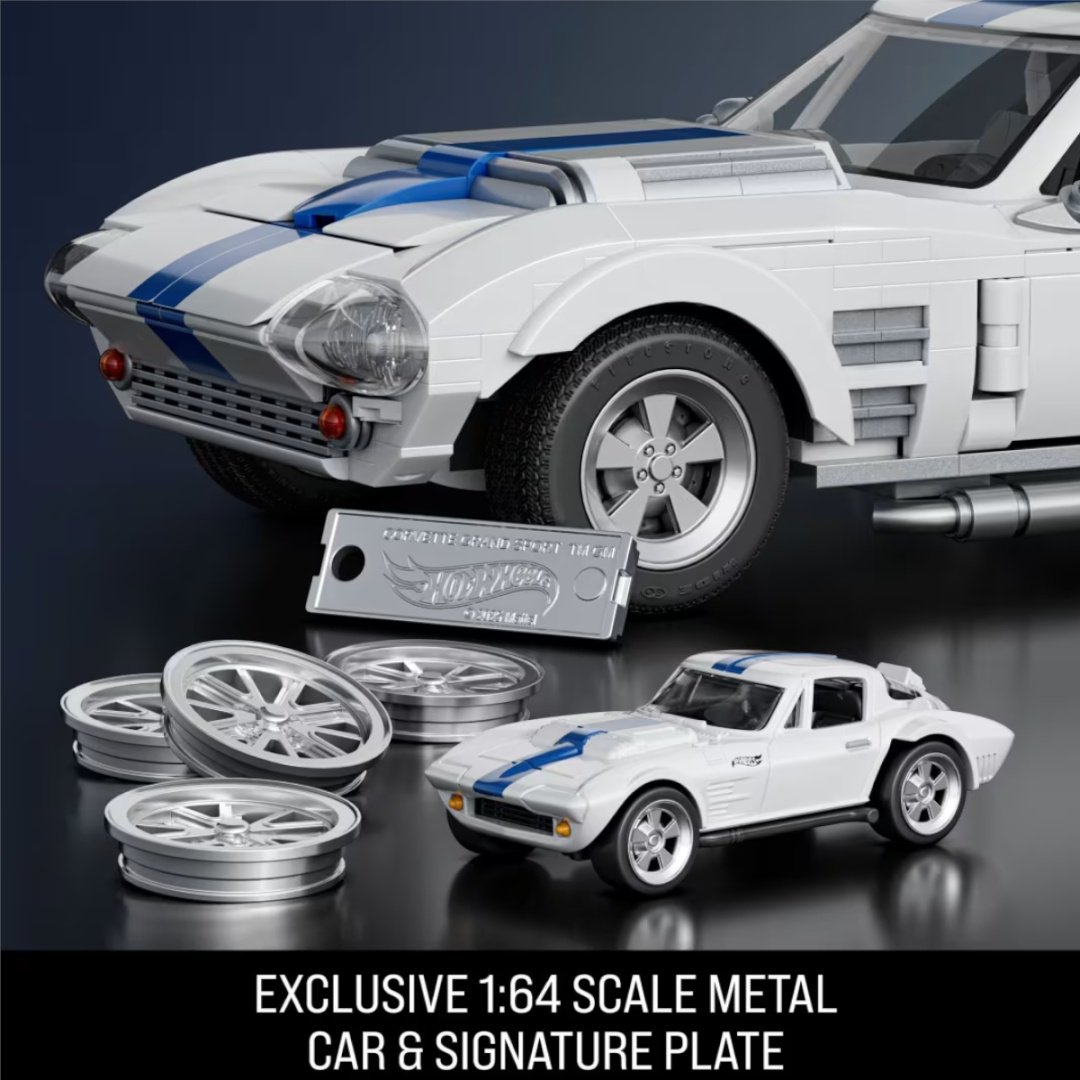 Конструктор Mattel Corvette Grand Sport JGR310, деталей 918 шт купить,NaN