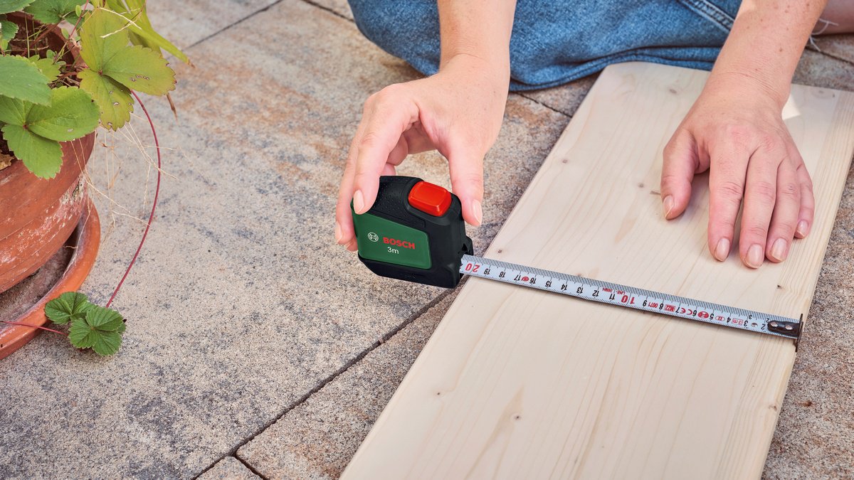 Bosch рулетка бытовая 1600A027PJ, 3 м х 19 мм