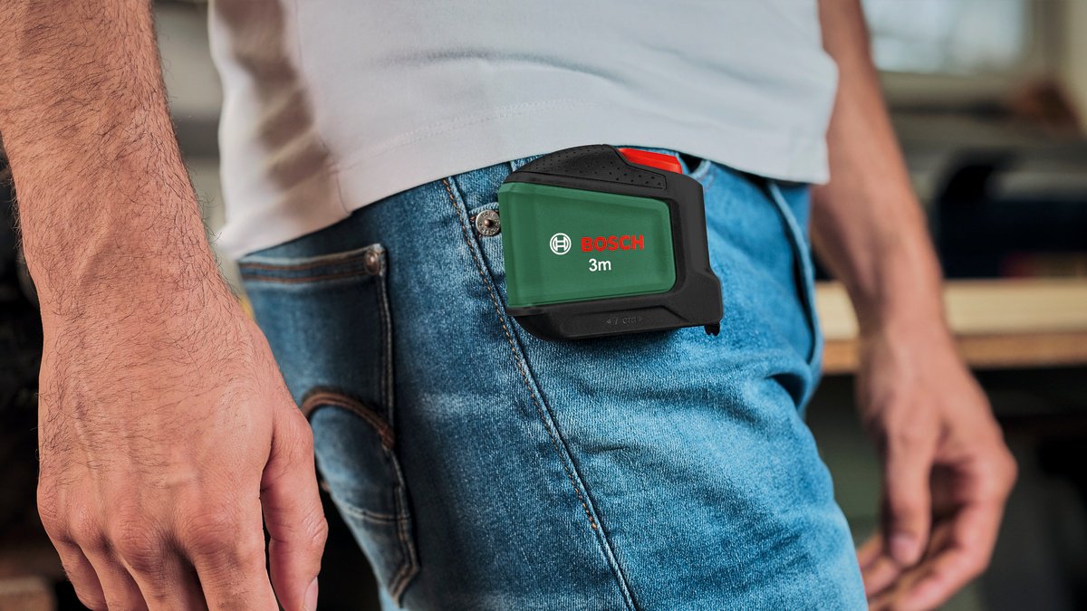 Bosch рулетка бытовая 1600A027PJ, 3 м х 19 мм