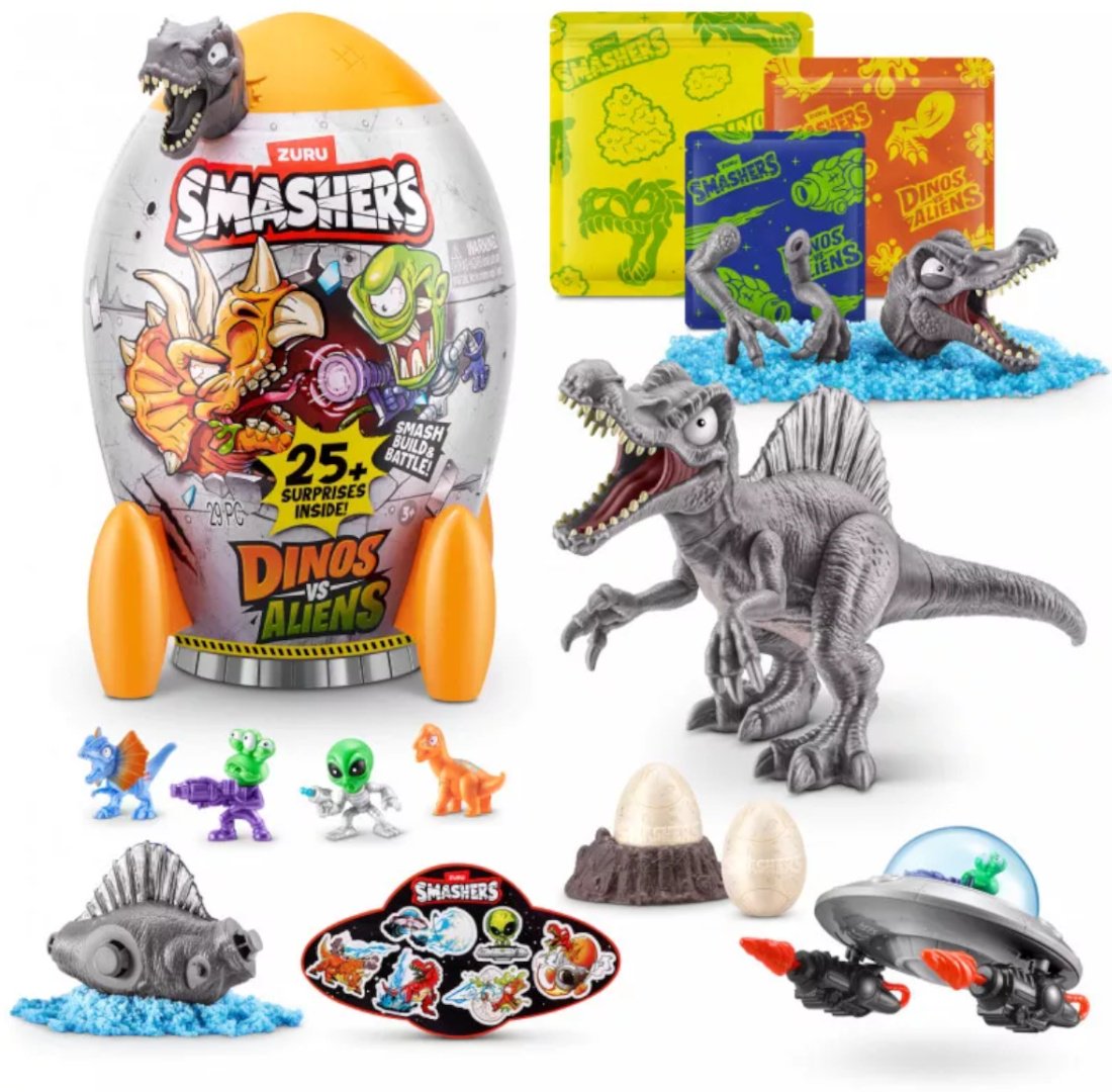 Набор Smashers Яйцо с секретом Dinos vs Aliens купить,NaN