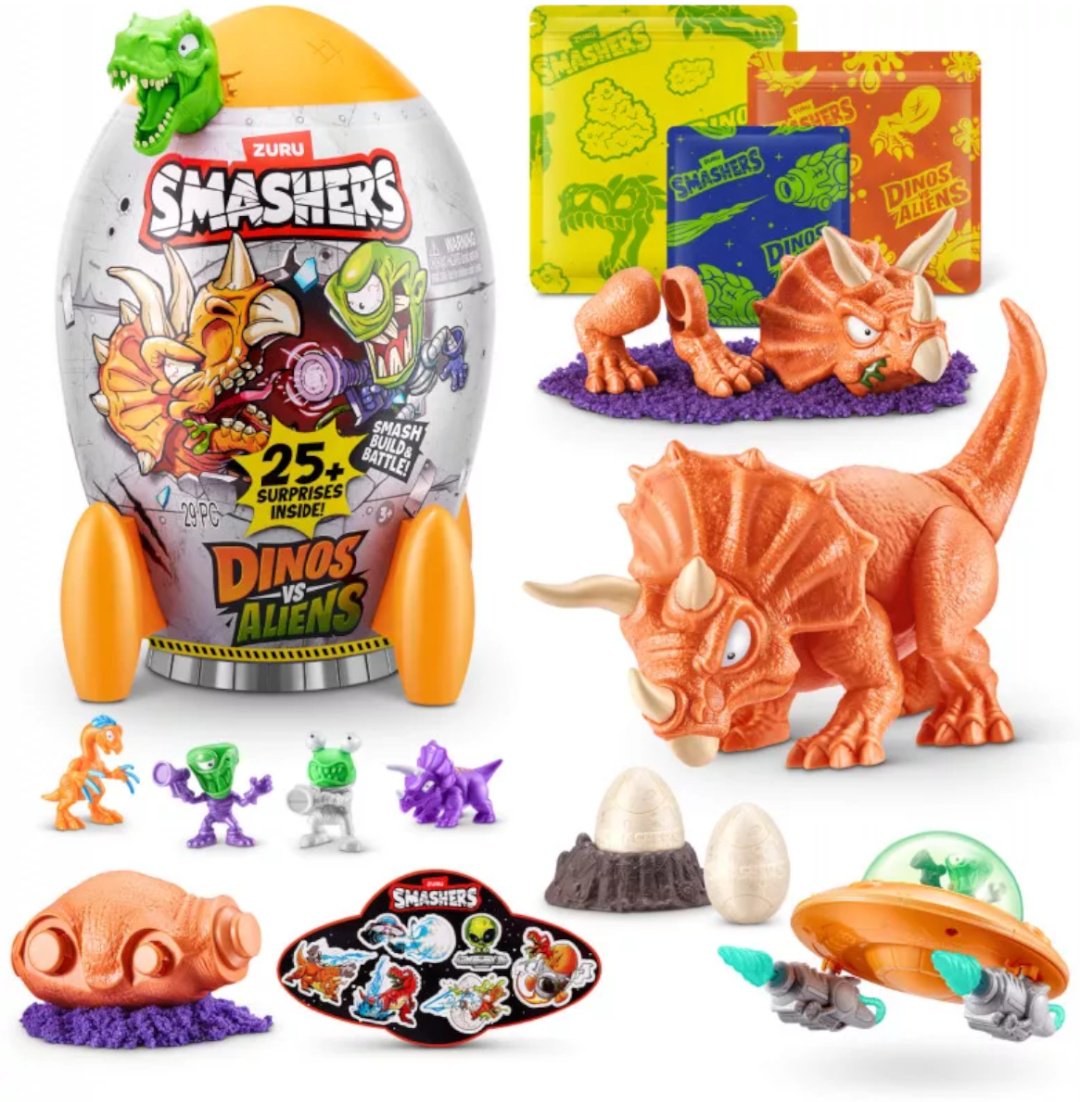 Набор Smashers Яйцо с секретом Dinos vs Aliens купить,NaN