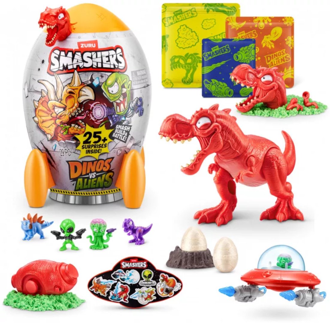 Набор Smashers Яйцо с секретом Dinos vs Aliens купить,NaN