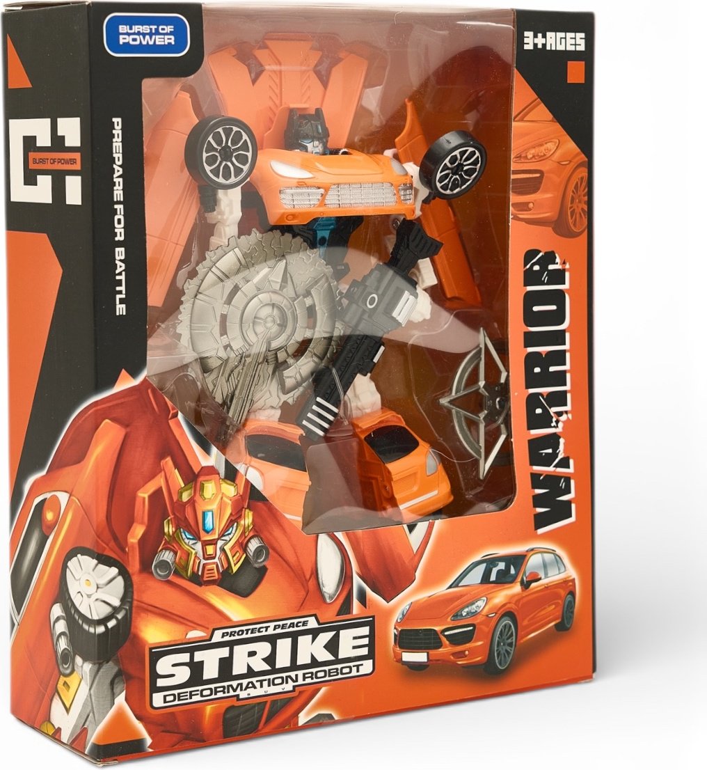 Трансформер Changerobot Strike Warrior - Оранжевый, высота 20 см купить,NaN