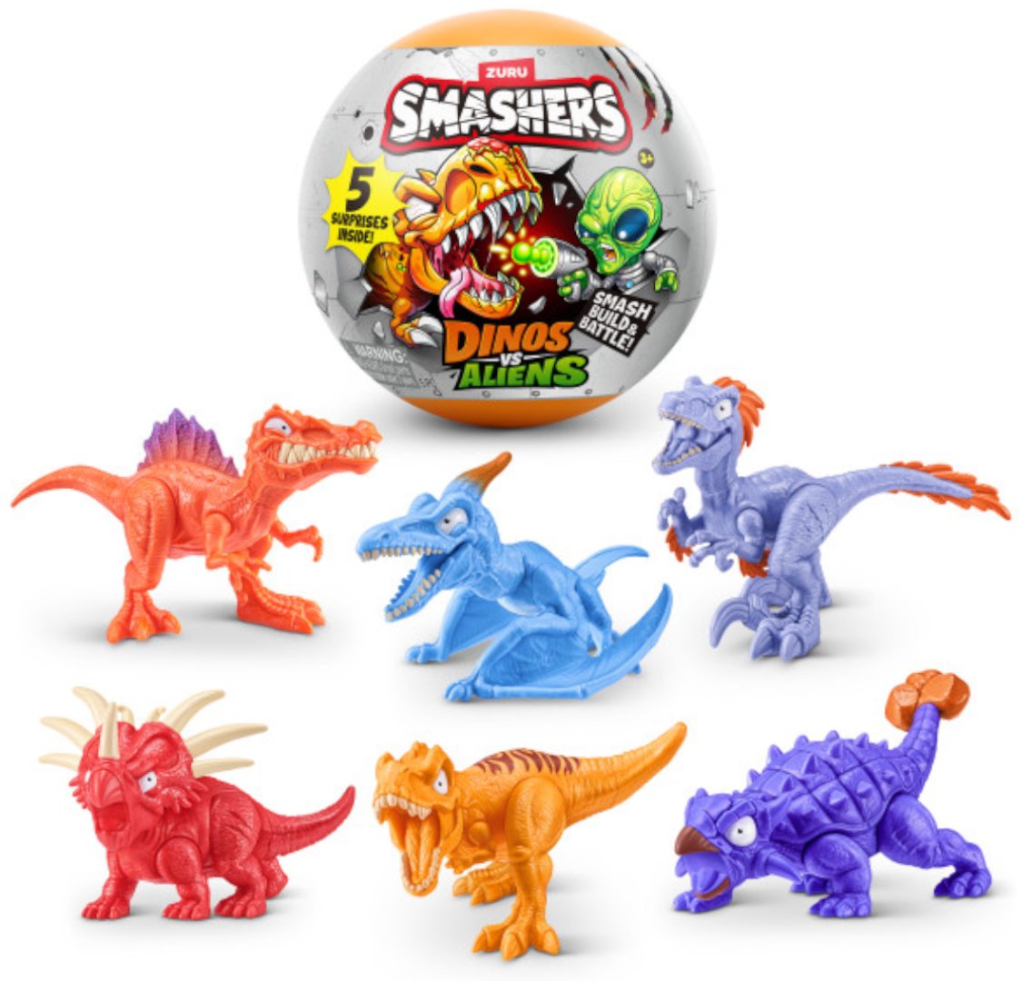 Набор Smashers Dinos VS Aliens. Капсула с секретом, series 1 купить,NaN