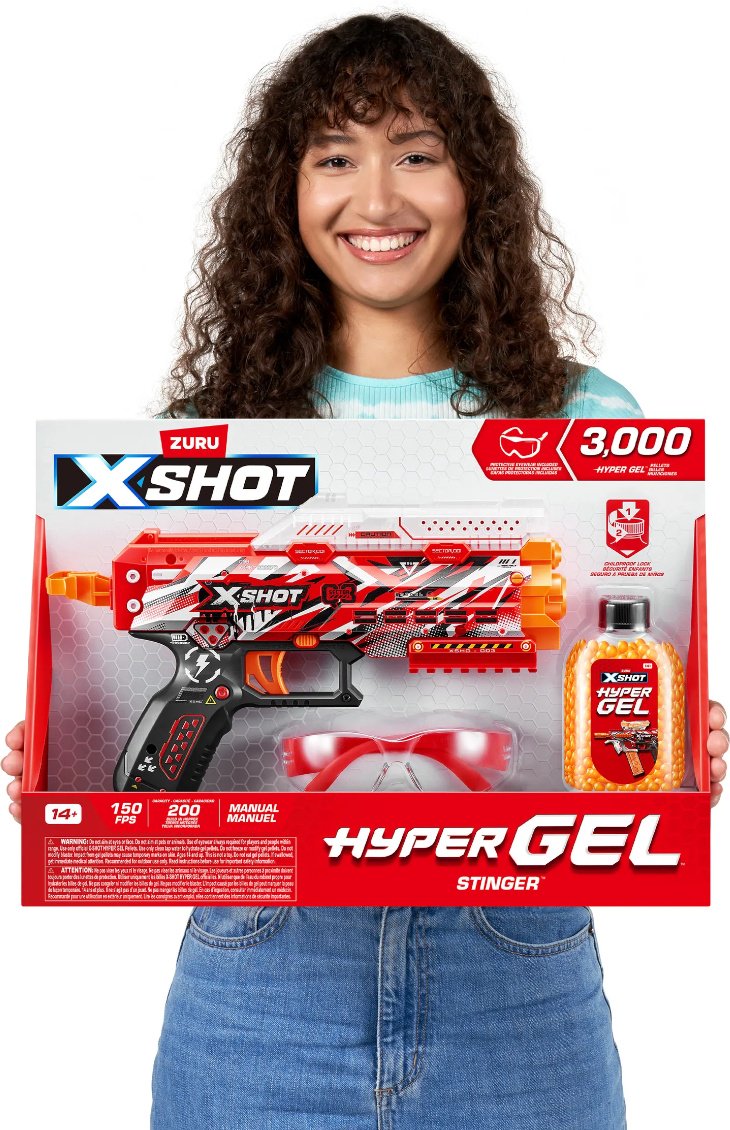 Бластеры X-Shot Stinger с 3 тыс. шаров 36728, купить,NaN