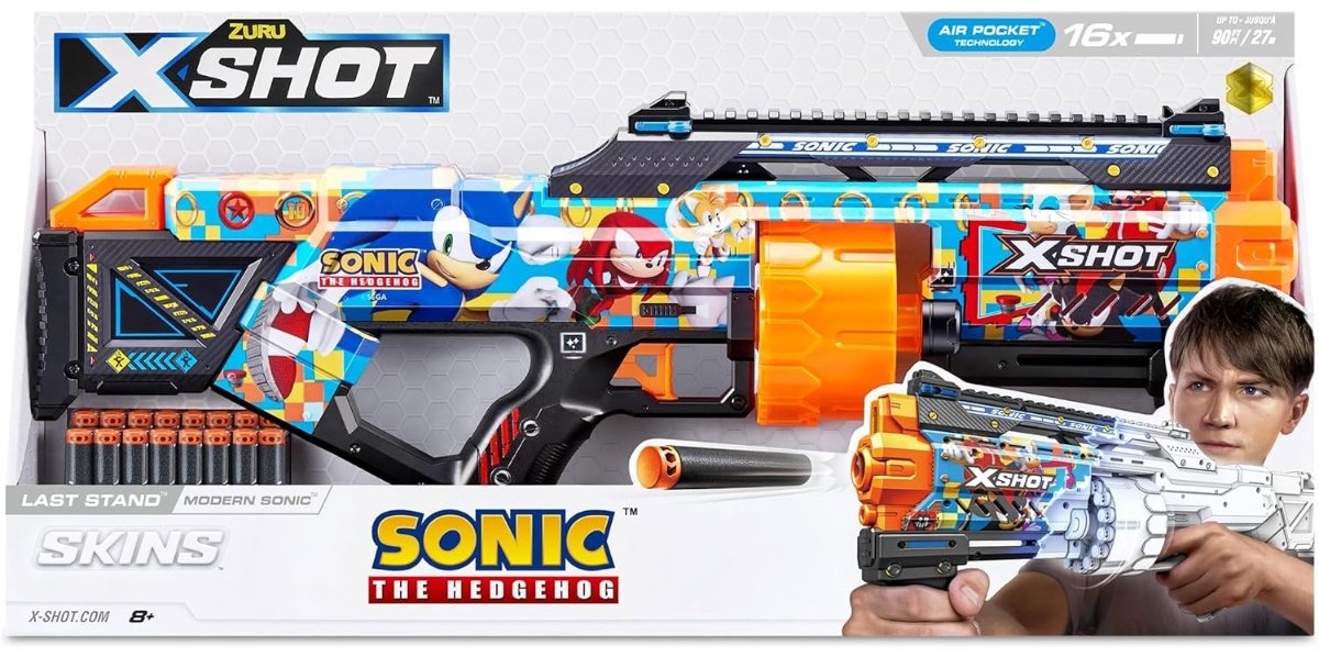 Бластеры X-Shot Last Stand Sonic - Modern Sonic 36704, купить,NaN
