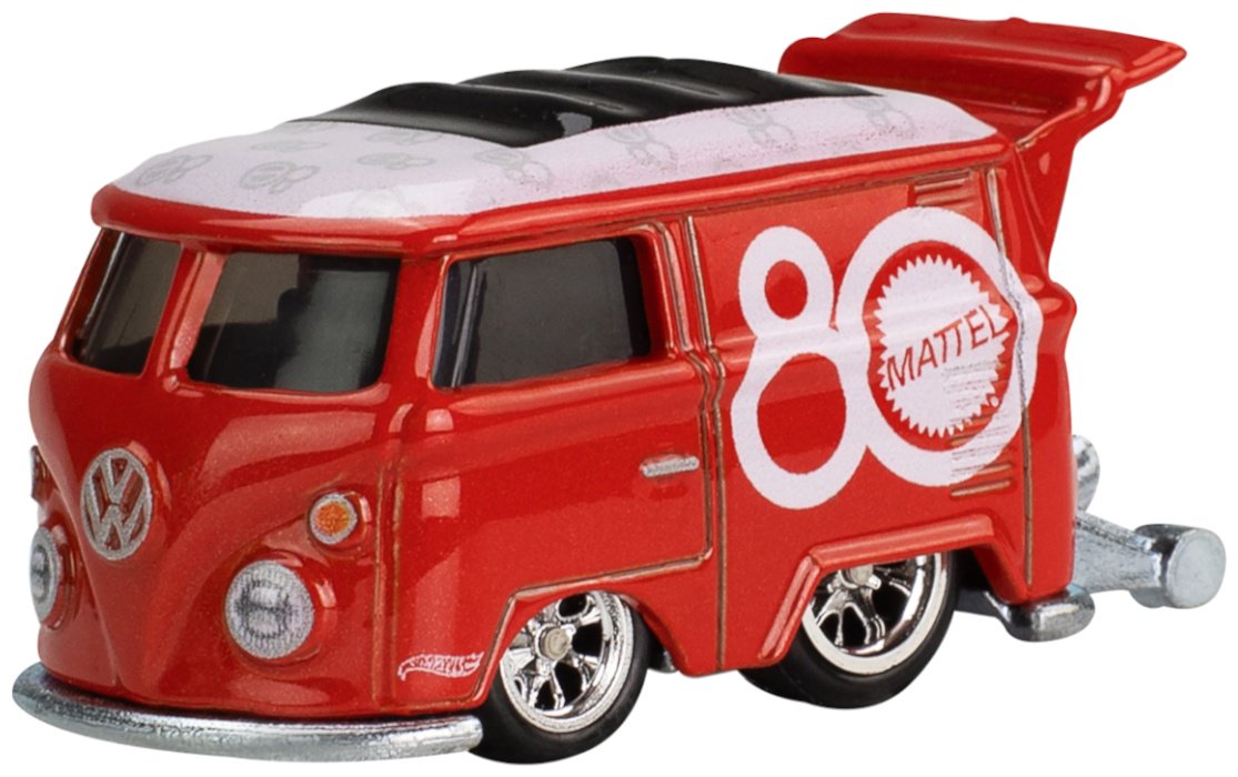 Легковая Hot Wheels Basic. Pop Culture - Volkswagen Kool Kombi 80th Anniversary Special красный купить,NaN