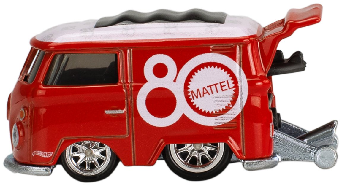 Легковая Hot Wheels Basic. Pop Culture - Volkswagen Kool Kombi 80th Anniversary Special красный купить,NaN