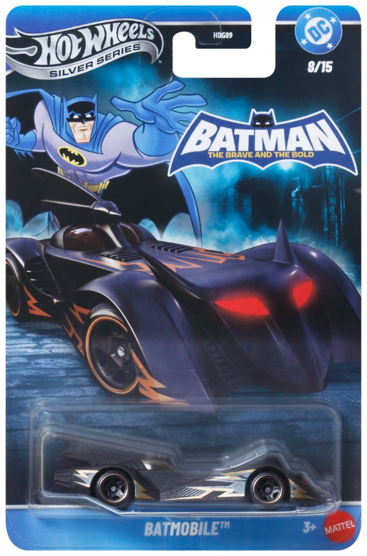 Машина Hot Wheels Silver Series Batman черный купить,NaN