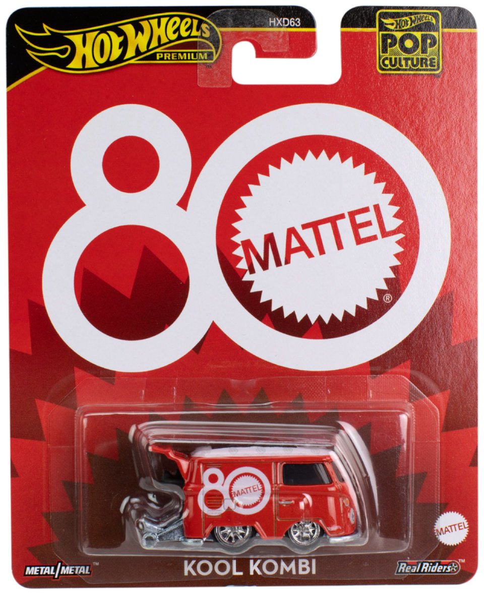 Легковая Hot Wheels Basic. Pop Culture - Volkswagen Kool Kombi 80th Anniversary Special красный купить,NaN
